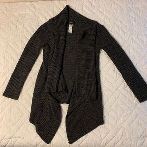 Forever 21 asymmetrical open knit cardigan